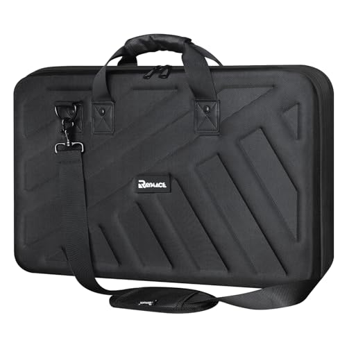 RAYMACE Hartschalen-EVA-DJ-Controller-Schutzhülle, passend für Pioneer DJ RX, SX2, SX3, DDJ-FLX6, Denon MC7000 (69,1 x 39,9 x 9,9 cm)