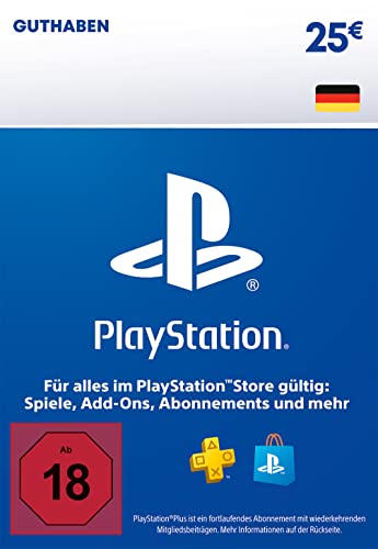 25€ PlayStation Store Guthaben | PSN Deutsches Konto [Code per Email]