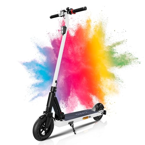 QnQ E Scooter, 2026 8 Zoll Faltbarer Roller, 500 W/20 km/h Motor, 15 km Reichweite, pannensichere Wabenreifen, Kinder und Jugendliche.