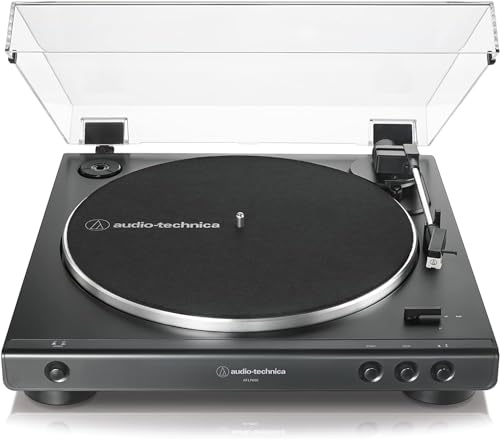Audio-Technica LP60XBK Vollautomatischer Stereo-plattenspieler mit Riemenantrieb Schwarz