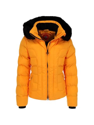 Wellensteyn BELVITESSE Short BVDS-565 FourStreAirTec Damen Steppjacke, Größe:XS, Farbe:Saffron