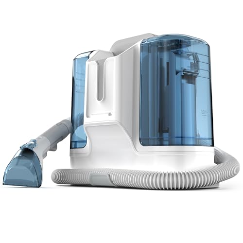 Rivenara Polsterreiniger Gerät Nasssauger Waschsauger - 450W Polsterreinige Teppichreiniger Wischsauger Polstermöbel Carpet Cleaner Auto Sofa Reiniger Nass Trockensauger Reinigungsgerät Couch