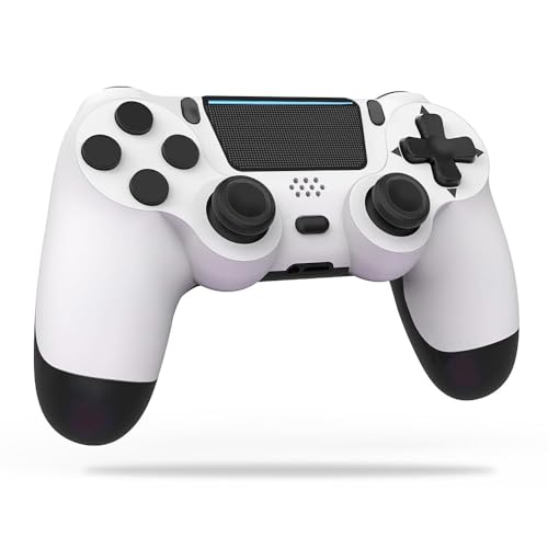 Trosvan Wireless Controller für P4, Gamepad Controller kompatibel mit P4/Pro/Slim, mit Dual Vibration/6-Achsen Gyro Sensor/Touchpanel