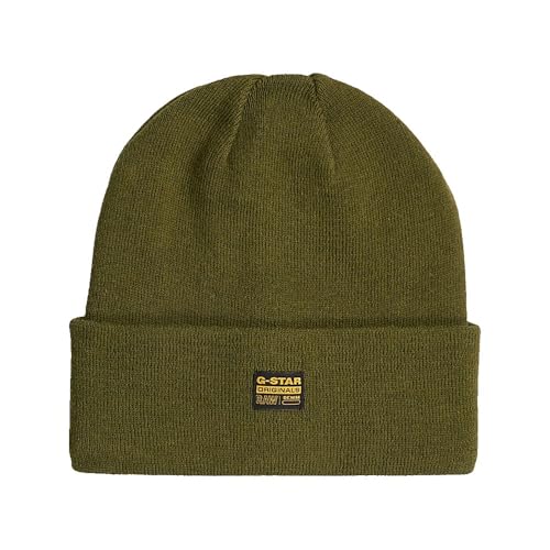 8721136008785 Men's Effo Long Beanie Hat, Grün (Dark Olive D16624-E149-C744), One Size