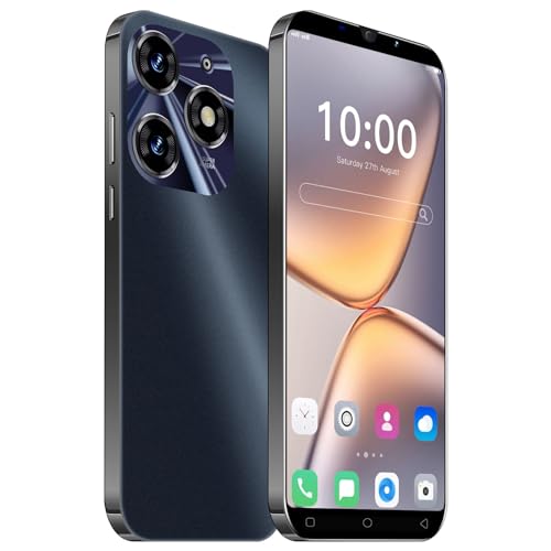 MTGud Smartphone Tagesangebot, 5,0 Zoll IPS Display, 16GB ROM, 128GB, erweiterbar, Android-Smartphone, Dual-SIM-Handy, 3000 mAh Akku für, Einfaches Mobiltelefon (SPark10Pro-Black)