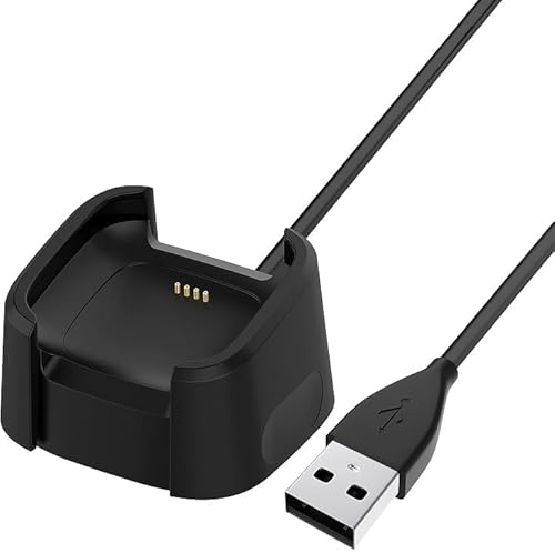 BICMICE Ladegerät 1M Kompatibel mit Fitbit Versa 2/Versa 2 SE Ladekabel(Nicht für Versa/Versa Lite),USB Kabel für Fitbit Versa 2 Smartwatch