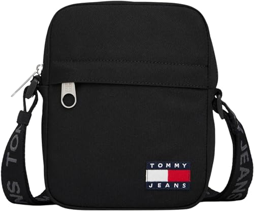 TOMMY JEANS Herren TJM ESS Daily Reporter AM0AM13710 Crossover, Schwarz (Black), Einheitsgröße, Schwarz (Schwarz), One Size