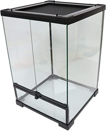 Repti-Zoo Terrarium mit Tür für Reptilien/Amphibien, 30 x 30 x 45 cm, 1 Einheit