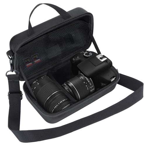 Peyyargo Hart Kameratasche Kompatibel mit Canon EOS 2000D/ 800D / R100 / R50 / R5 / R6 Mark II / R7 / R8 / 90D / 5D Mark IV Kamera
