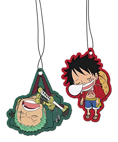 2in1 Auto Duftbaum/Lufterfrischer, Car Air Freshener Auto Scent | Anime Sleepy Chibi (Black Ice)