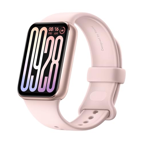 XIAOMI Smart Band 9 Pro Rose Gold – 1.74 Zoll AMOLED, 1200 nits Helligkeit, 21 Tage Akku, 150+ Sportmodi, 5ATM Wasserfest, GNSS, Herzfrequenz & SPO₂-Sensor, Bluetooth 5.4, 60Hz Refresh