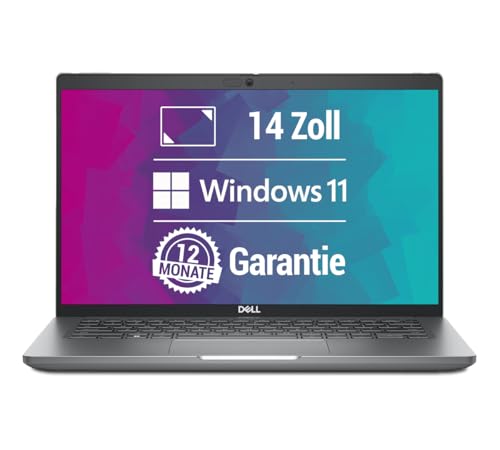 Dell Latitude 5450 14 Zoll Full HD Laptop Intel Core Ultra 5-135U@ bis zu 4,4 GHz 32 GB 512 GB SSD mit Windows 11 Pro & GRATIS Antiviren-Software HDMI Webcam