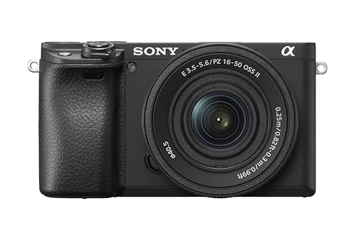 Sony Alpha 6400 Systemkamera (APS-C) mit 16–50mm Objektiv – 0,02s Autofokus mit Augenerkennung, 4K-Video, klappbares Display, ideal für Vlogging, Foto & Reise