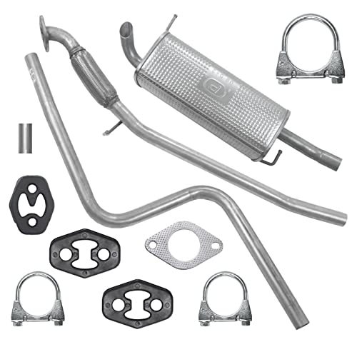 Polmo Schaldampferset Auspuff für Fiesta 5 V MK5 Mazda 2 1 I DY 1.25 1.4 1.2