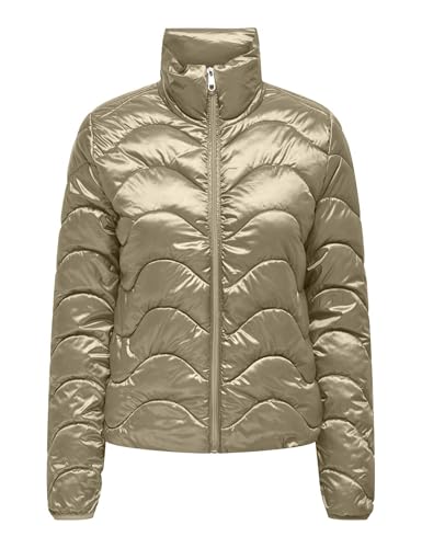ONLY Damen ONLVEGA Wave Quilted Jacket CC OTW Pufferjacket15322043,Trench Coat,M
