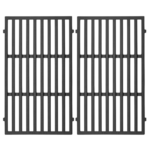 7637 Grillrost für Weber Spirit 200 Grill, 44,5CM Gussrost für Weber Spirit E-210 E-220 S-210 S-220 Gasgrills,Grillroste Ersatzteil,Rost Ersatzteile für Webber II 200 Grill