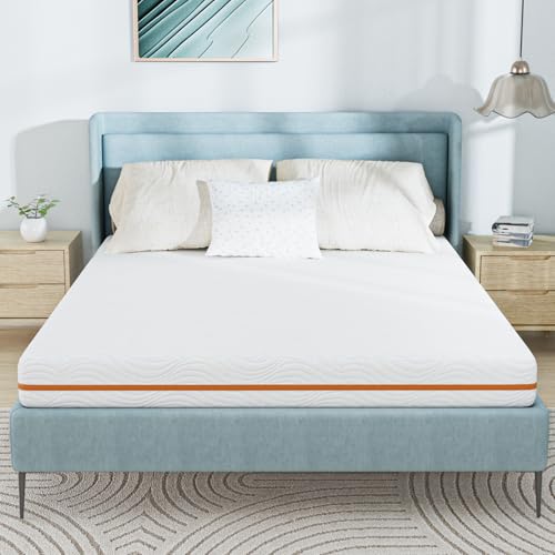 FRIDEKO HOME Matratze 140x200x16 cm H3 | Gel-Memory-Schaum & 7-Zonen Ergonomische Kaltschaummatratze | Hypoallergen & Antibakteriel | Bezug abnehmbar & waschbar | Oeko-TEX® & CertiPUR