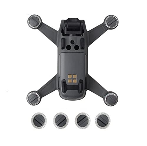 JOYSOG 4 x LED-Lampenabdeckung für DJI Spark Drohne, Schutzhülle, Schwarz, Drohnen-Zubehör, Einsteiger, Manuelle Steuerung