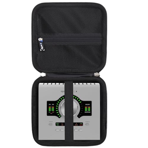 worfty Schutzhülle für Universal Audio Apollo Twin X DUO/Apollo Twin X QUAD/Apollo Twin X DUO Gen 2/Apollo Twin X QUAD Gen 2 – Reise-Schutztasche (schwarz)