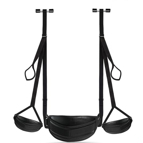 Verstellbare Tür Bondage Sklavenfesseln Sexschaukel mit Sitz - BDSM Bondage Schaukel für Paare & Erwachsene