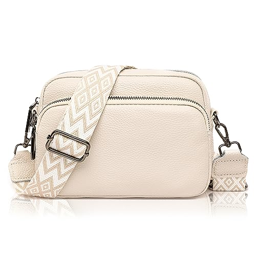 GSenhui Crossbody Bag Damen Gesteppte Umhängetasche,Moderne Taschen mit 3 Abteil, Kleine Umhängetaschen Abnehmbarem Schultergurt für Frauen