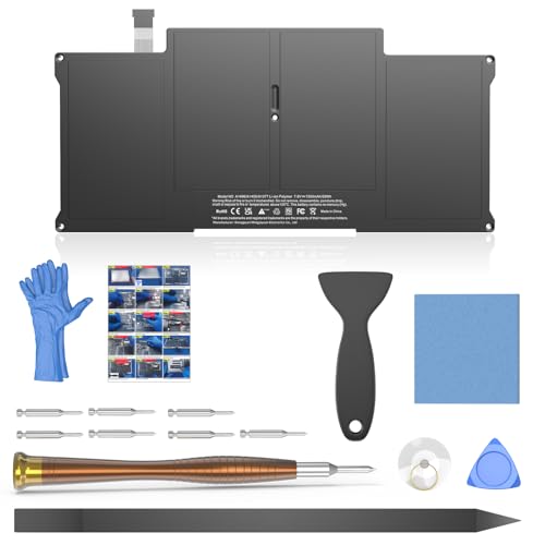 A1466 Akku-Ersatz für MacBook Air 13 Zoll 2017 2015 2014 2013 2012 2011 2010 Mac Modell A1466 A1369 Akkutyp A1496 A1370 A1405