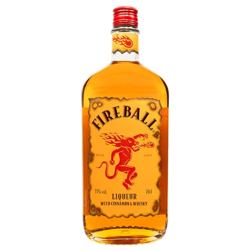 Fireball Likör Blended With Cinnamon & Whisky (1 x 0,7 l)
