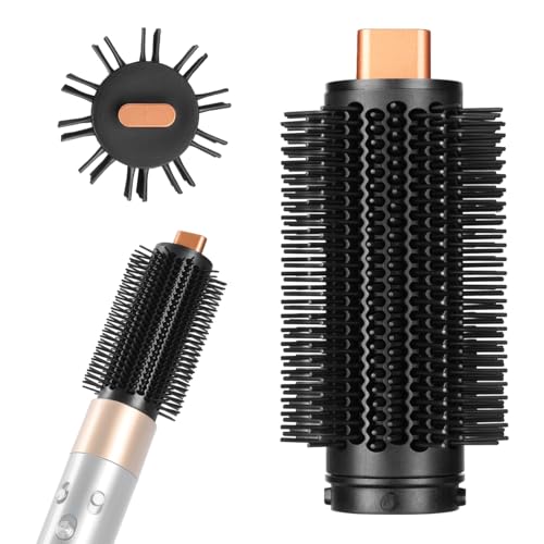 Runde Volumenbürste-Aufsatz für Dyson Airwrap, Voluminöse Styles mit weniger Frizz dank kontrolliertem Luftstrom und abgeschrägten Borsten, Kompatibel mit HS01/HS05/HS08, Kupfer