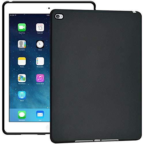 Verco Hülle für iPad mini 4, Schutzhülle Tablet Tasche Silikon Cover [Modell: A1538 / A1550], Schwarz