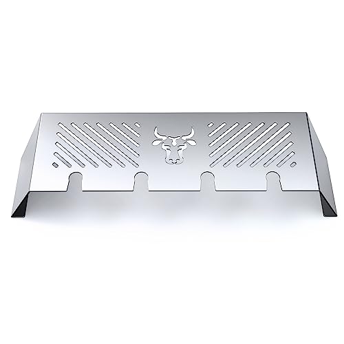 tuning-art WH09 Edelstahl Warmhalterost | Kompatibel mit Allen 57er Weber Kugelgrills | Q 2000 Gasgrill | Q 2400 & Pulse 2000 Elektrogrill, Größe:57er Kugelgrill Bulle