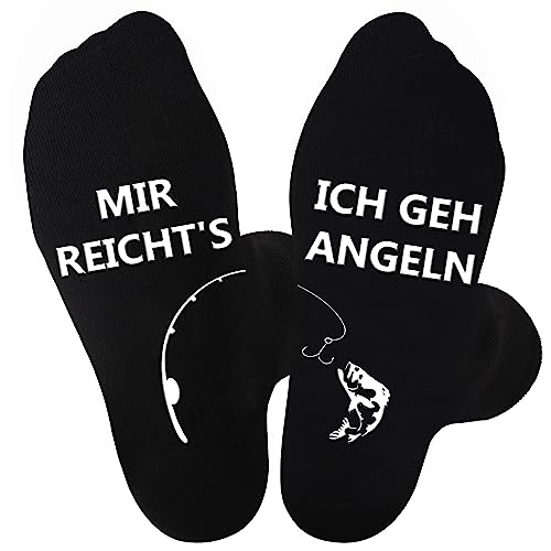 Jeasona Angler Geschenke für Männer Geburtstag Socken Angeln Angeln Zubehör Vatertag Geschenk Angler für Papa Opa Weihnachtsgeschenke für Angler