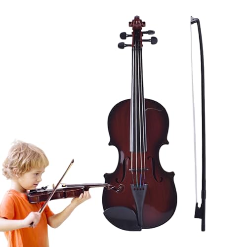 Violine Für Kinder – Rollenspiel Musikinstrument Für Junge Anfänger Mädchen, Realistische Geige Zum Lernen Üben Zuhause Unterwegs | Geschenkidee Für Schüler Geburtstag Familienfeier Musikunterricht Tr