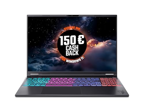 acer Nitro 16S AI (AN16S-61-R9JJ) Gaming Laptop, Copilot+ PC, 16