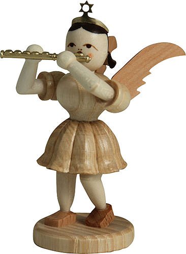 Engel Kurzrock natur mit Piccoloflöte Neuheit 2016 Fa. Blank