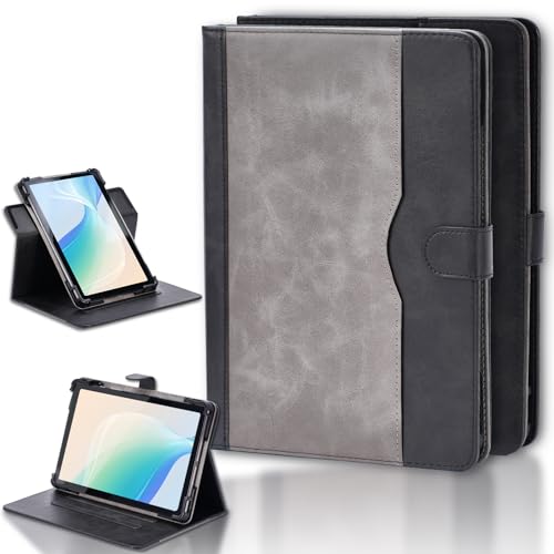 hülle Kompatibel für Tolino Epos 2 8.0-Zoll eReader Hülle Case Schutzhülle 360-Grad-Drehung Multi-Viewing Angels PU Leder Stand Folio Cover Schwarz