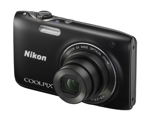 Nikon Coolpix S3100 Digitalkamera (14 Megapixel, 5-fach opt. Zoom, 6,7 cm (2,7 Zoll) Display, HD Videofunktion) schwarz