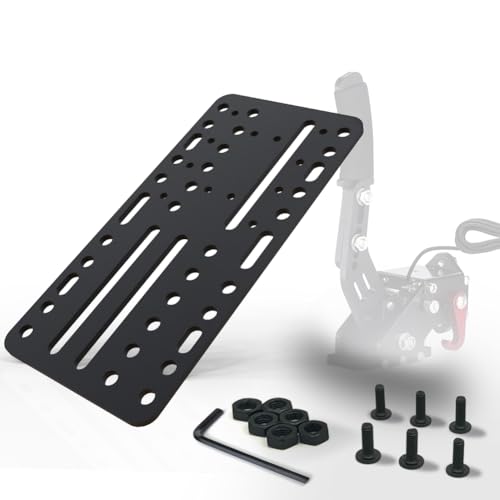 kenddeel Rennspiel G25/27/29 T500 Windows14 Bit PC USB Spiel Handbremse Sim-Karte,Logitech G29, G920 Thrustmaster TH8A Shifter,universelle Halterungsplatte Schreibtisch/Stuhl