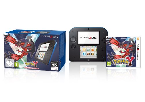 Nintendo 2DS (schwarz+blau) inklusive Pokemon Y (Limited Edition)