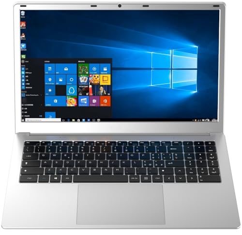 difinity Celeron Quad Core SSD (15,6 Zoll FullHD) lautloses Notebook (Celeron N3450 4x2.20 GHz, 8GB DDR4, 256 GB SSD, USB 3.0, HD Graphics 500, LAN, m-HDMI, Windows 11, MS Office) #8027