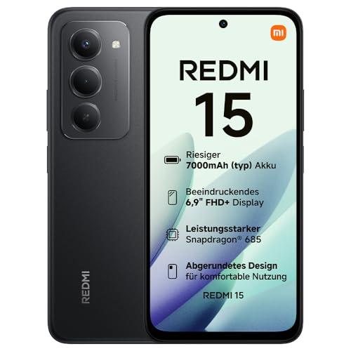 XIAOMI Redmi 15, Smartphone 8+256GB, 6,9