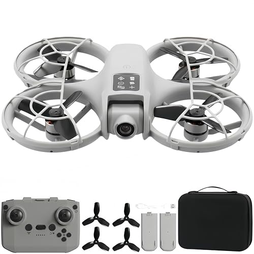 Mini Drohne mit Kamera HD 1080P für Kinder, RC Drone mit LED Lichter,Quadrocopter mit 3D Flips, Kopflosem Modus und 2 Akkus, 20 Min Lange Flugzeit, Spielzeug Drohne Helikopter für Kinder und Anfänger