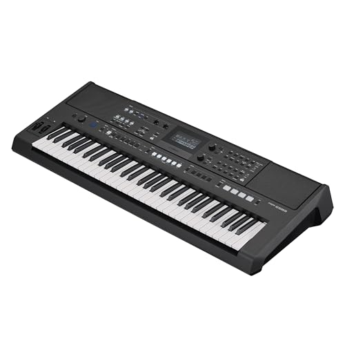 YAMAHA PSR-E583 Keyboard – Modernes Performance-Keyboard mit 61 anschlagdynamischen Tasten, 890 Voices, 345 Styles, Modulationsrad und leistungsstarken Lautsprechern – Schwarz