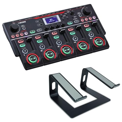 Boss RC-505 MK II Loop Station mit keepdrum Laptopständer in Schwarz