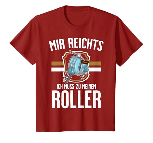 Roller Geschenk für Rollerfahrer Herren Damen Scooterfahrer T-Shirt