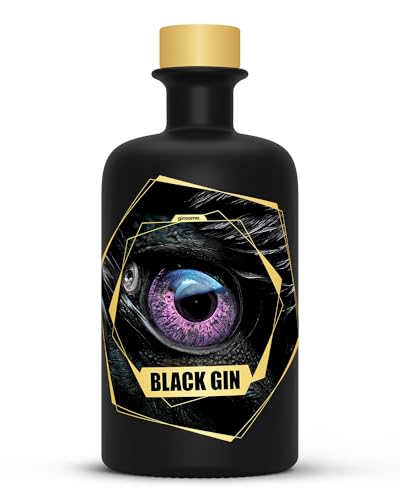 ginsome. Black Gin (Special Edition) | Fruchtig & Mystisch im Geschmack | Hochwertiger Schwarzer Gin aus Deutschland | 42% Vol. (1 x 0.5 l)