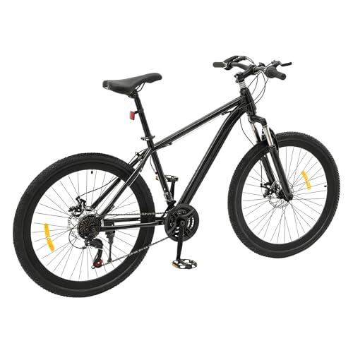 Zoobotanica 26 Zoll Mountainbike, Hochfester Stahlrahmen, Scheibenbremse, 21 Gang-Schaltung, Hardtail MTB Bike für Männer Frauen,Jungen-Fahrrad geeignet für Körpergrößen von 160–185 cm