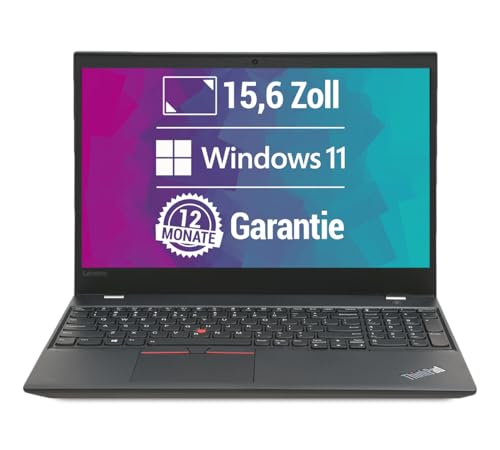 Lenovo ThinkPad T580 15,6 Zoll Full HD Laptop Intel Core i5-8350U@ bis zu 3,6 GHz 8 GB 256 GB SSD mit Windows 11 Pro & GRATIS Antiviren-Software inkl. 12 Monate Garantie (Generalüberholt)