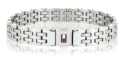 Tommy Hilfiger Jewelry Armband für Herren aus Edelstahl mit der Ikonischen Flagge - 2701062