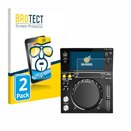 BROTECT 2 Stück Schutzfolie für Pioneer XDJ -700 Displayschutz Folie Made in Germany, Ultra-Klar