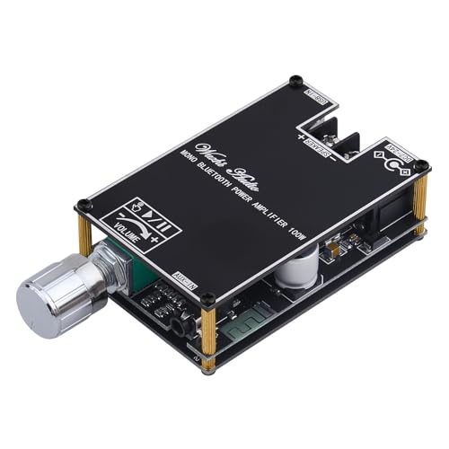 HiFi-Verstärker mit Bluetooth 5.1, ZK-1001B Audioverstärker Karte 100W Mini TWS Mono Audio-Leistungsverstärkermodul mit BT/AUX/USB-Eingang, DC 7-24V DIY-Lautsprecherkit
